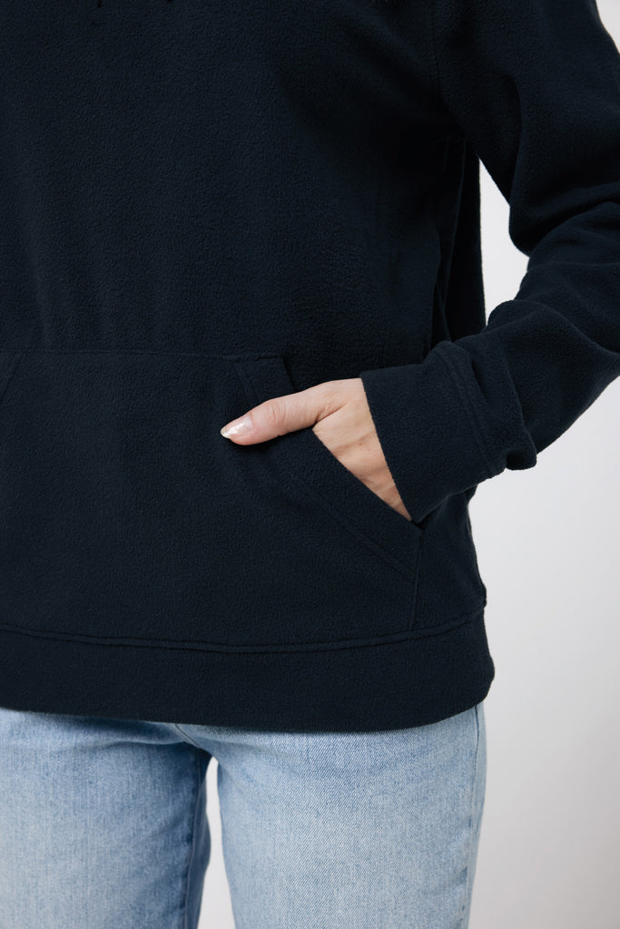 Load image into Gallery viewer, Trivo recycled polyester microfleece hoodie - Custom Wood Designs
