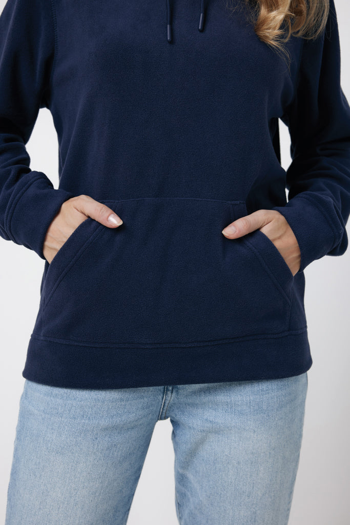 Load image into Gallery viewer, Trivo recycled polyester microfleece hoodie - Custom Wood Designs
