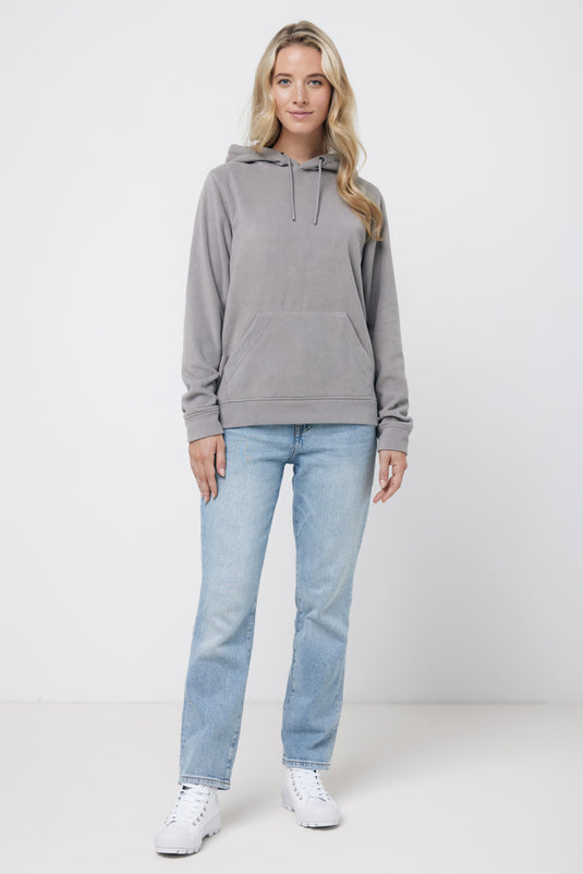 Trivo recycled polyester microfleece hoodie - Custom Wood Designs