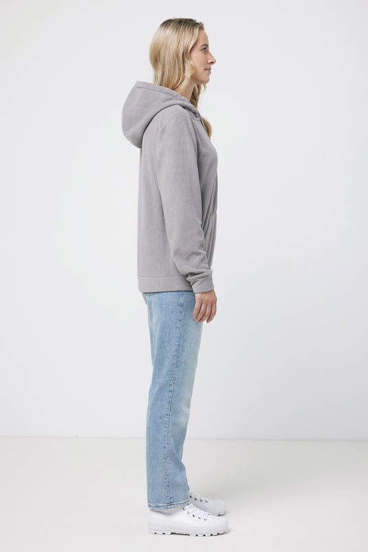 Trivo recycled polyester microfleece hoodie - Custom Wood Designs