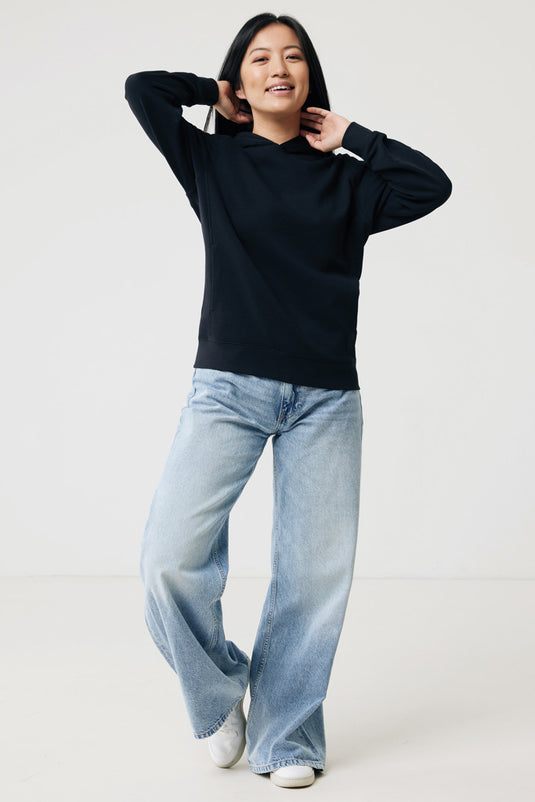 Recycled cotton hoodie with sidepockets - Custom Wood Designs