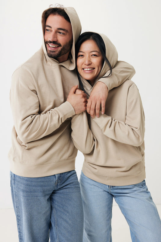 Recycled cotton hoodie with sidepockets - Custom Wood Designs