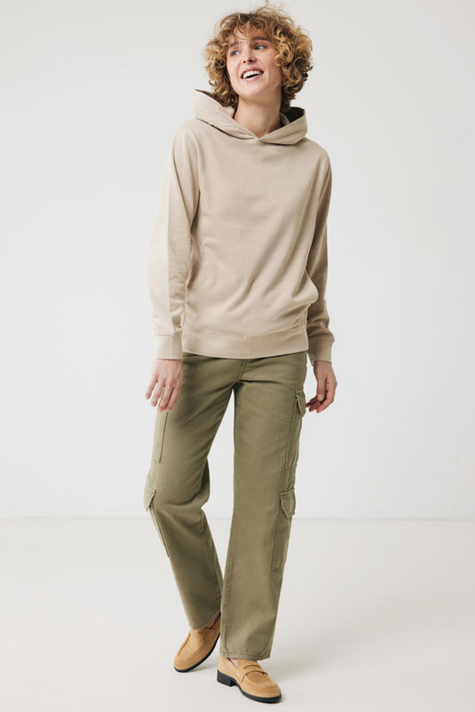 Recycled cotton hoodie with sidepockets - Custom Wood Designs