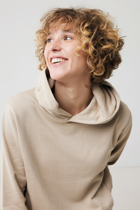 Recycled cotton hoodie with sidepockets - Custom Wood Designs