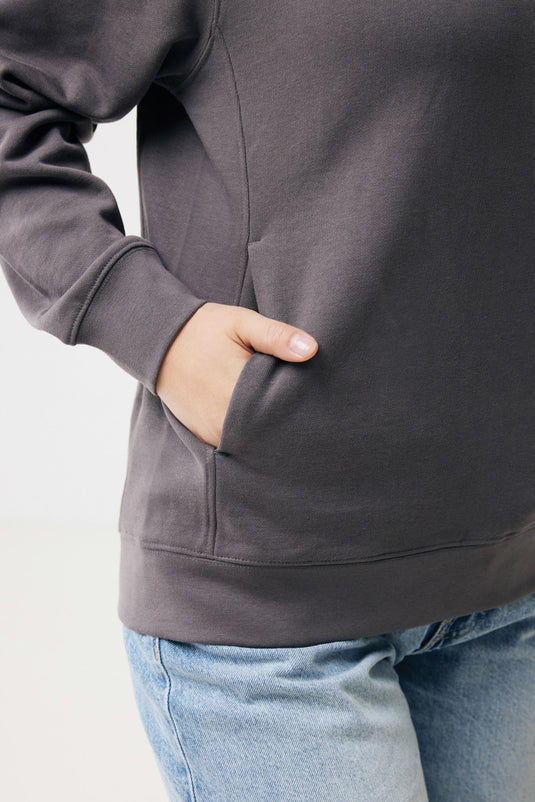 Recycled cotton hoodie with sidepockets - Custom Wood Designs