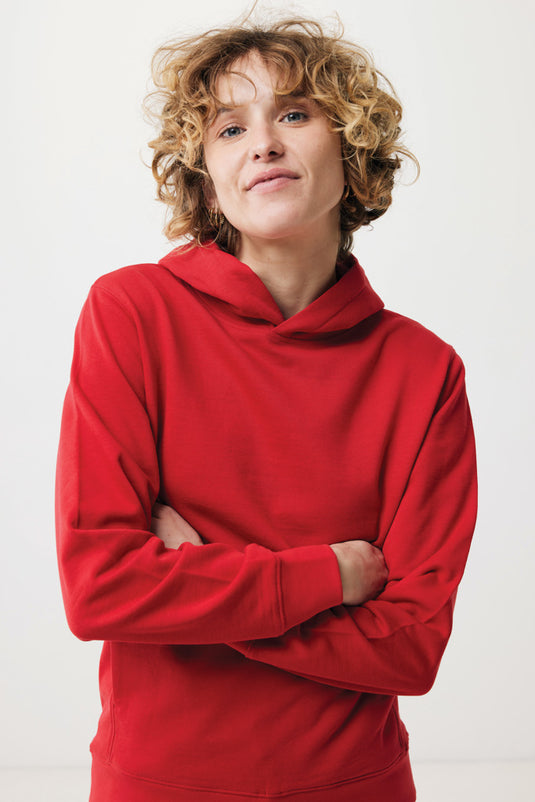 Recycled cotton hoodie with sidepockets - Custom Wood Designs