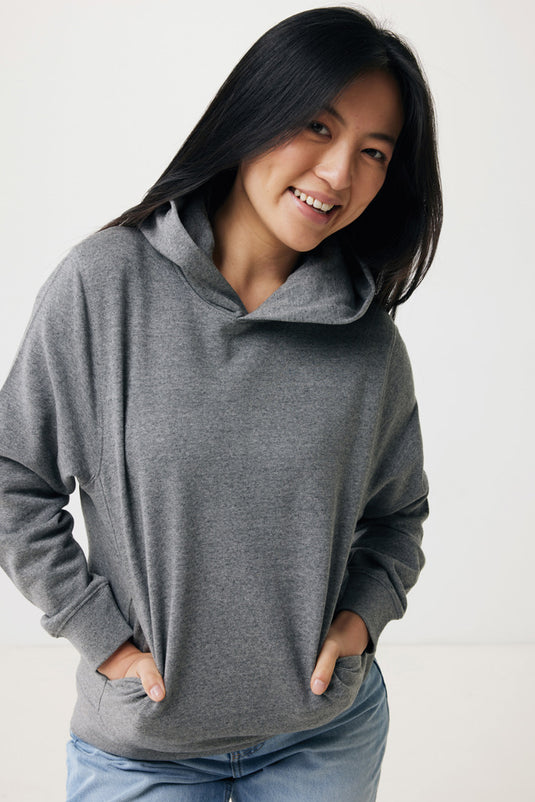 Recycled cotton hoodie with sidepockets - Custom Wood Designs