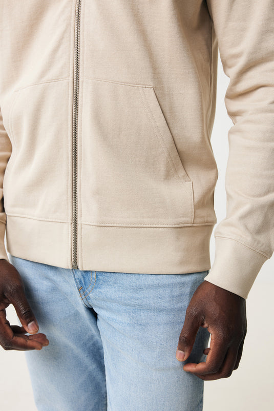 Abisk recycled cotton zip through hoodie - Custom Wood Designs