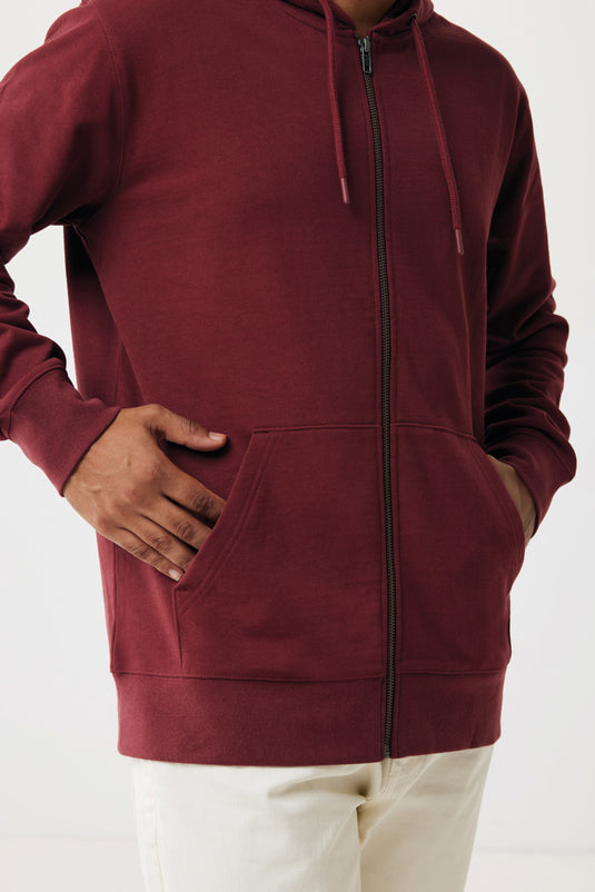 Abisk recycled cotton zip through hoodie - Custom Wood Designs