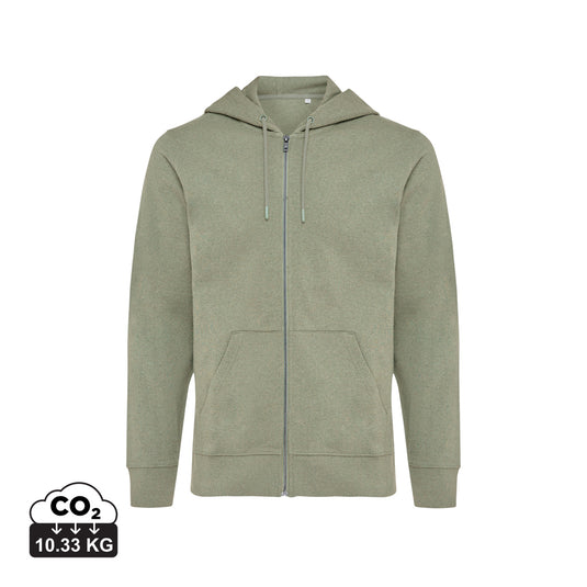 Abisk recycled cotton zip through hoodie - Custom Wood Designs
