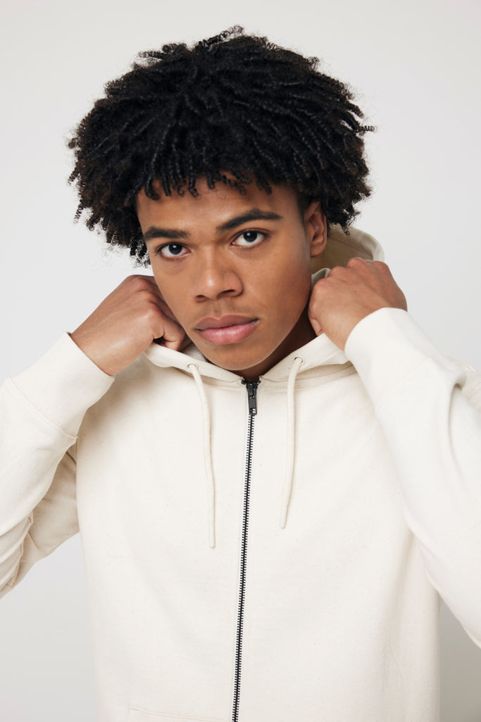 Load image into Gallery viewer, Abisk recycled cotton zip through hoodie - Custom Wood Designs
