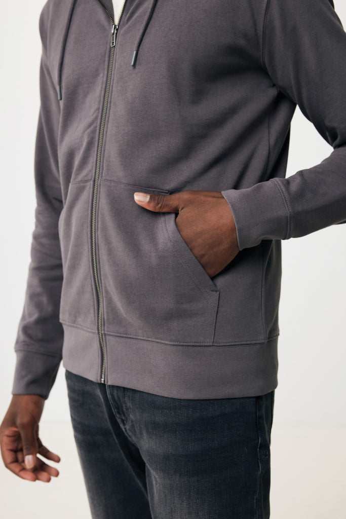 Load image into Gallery viewer, Abisk recycled cotton zip through hoodie - Custom Wood Designs
