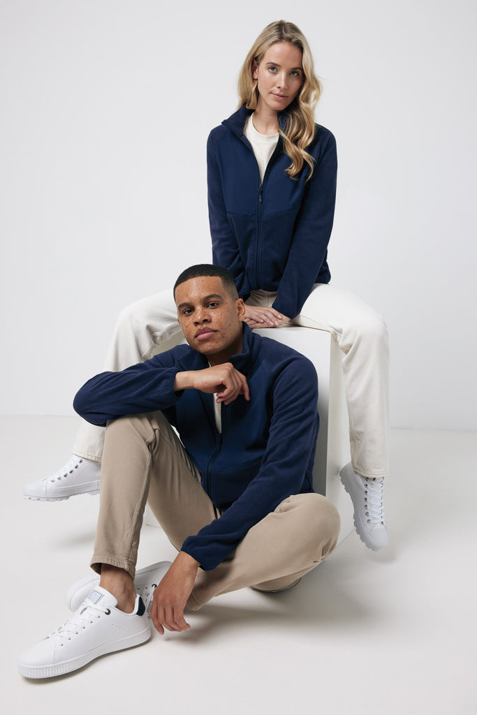 Load image into Gallery viewer, Talun recycled polyester microfleece zip through - Custom Wood Designs
