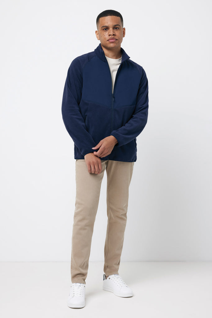 Load image into Gallery viewer, Talun recycled polyester microfleece zip through - Custom Wood Designs
