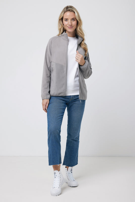 Talun recycled polyester microfleece zip through - Custom Wood Designs