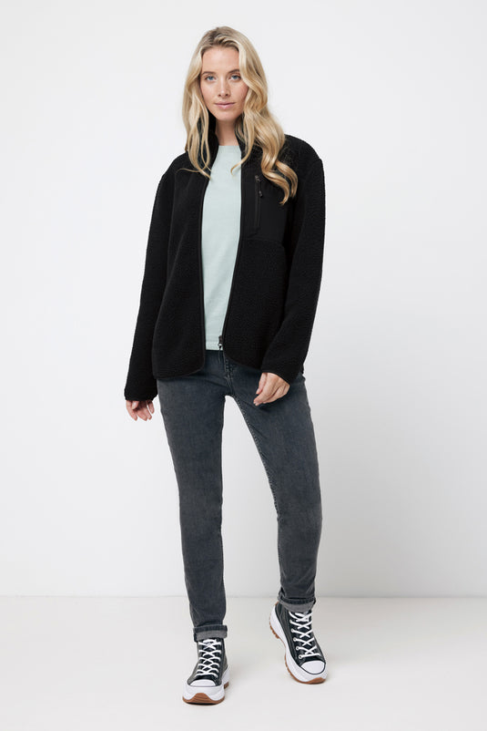 Recycled polyester pile fleece jacket - Custom Wood Designs