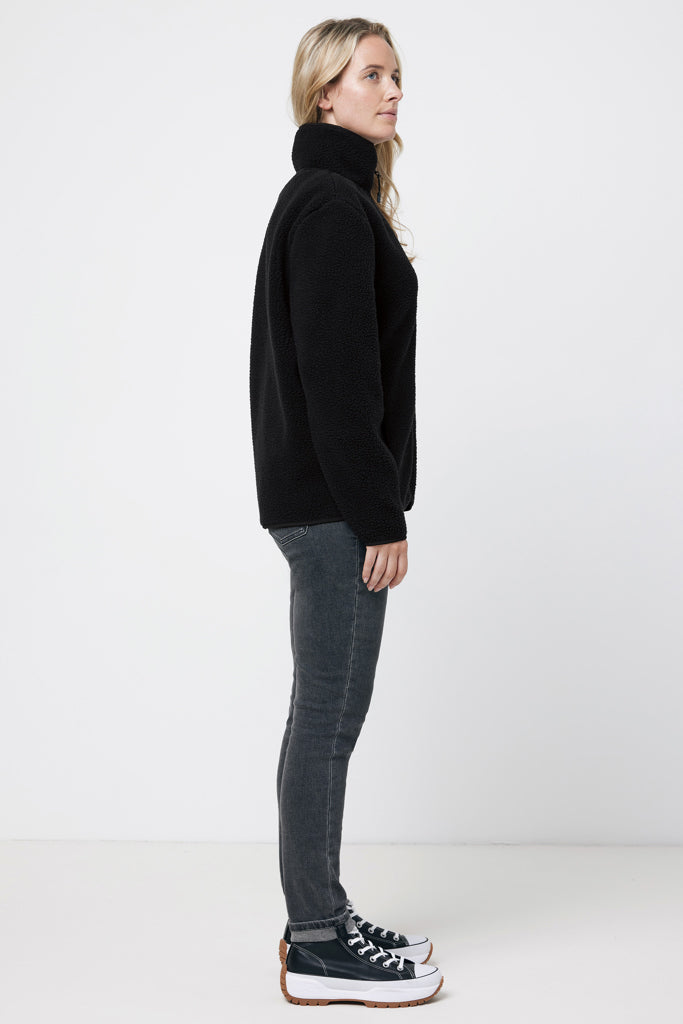 Load image into Gallery viewer, Recycled polyester pile fleece jacket - Custom Wood Designs
