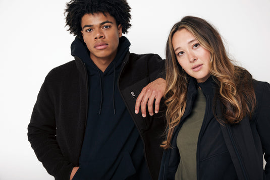 Recycled polyester pile fleece jacket - Custom Wood Designs