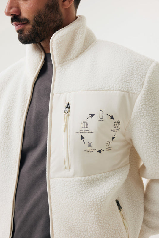 Recycled polyester pile fleece jacket - Custom Wood Designs