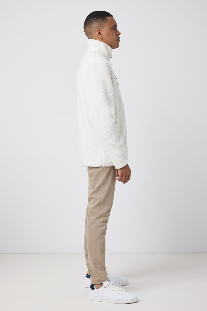 Load image into Gallery viewer, Recycled polyester pile fleece jacket - Custom Wood Designs
