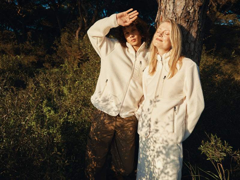 Load image into Gallery viewer, Recycled polyester pile fleece jacket - Custom Wood Designs
