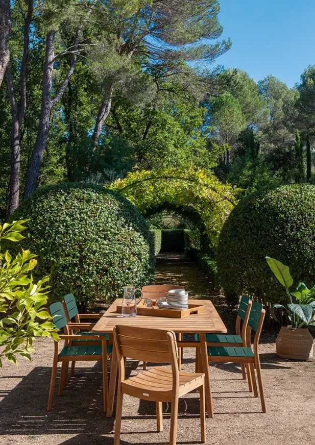 Load image into Gallery viewer, LODGE Teak Outdoor Chair - Custom Wood Designs LODGE Teak Outdoor Chair made from [material] –  [use_case] | Custom Wood Designs
