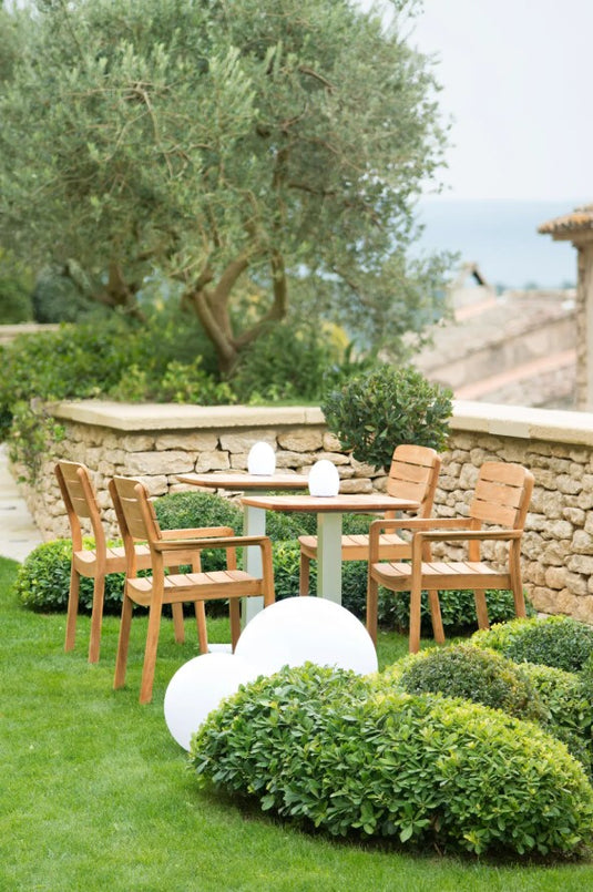 LODGE Teak Outdoor Chair - Custom Wood Designs LODGE Teak Outdoor Chair made from [material] –  [use_case] | Custom Wood Designs