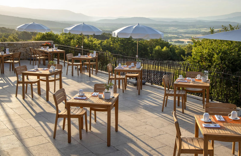 Load image into Gallery viewer, LODGE Teak Outdoor Chair - Custom Wood Designs LODGE Teak Outdoor Chair made from [material] –  [use_case] | Custom Wood Designs
