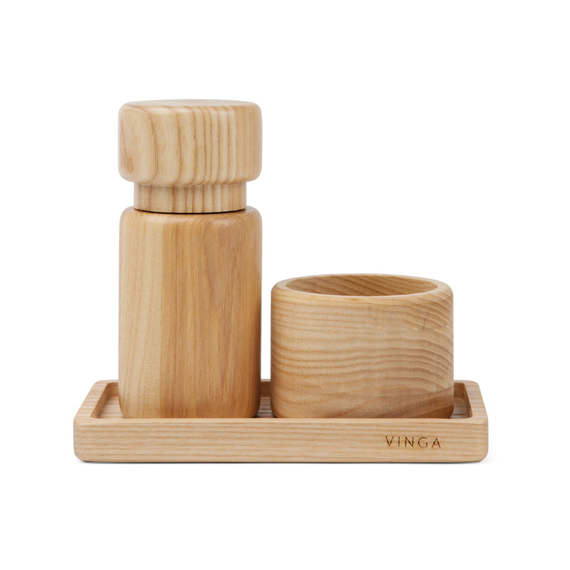 Load image into Gallery viewer, VINGA Retro salt &amp; pepper set - Custom Wood Designs
