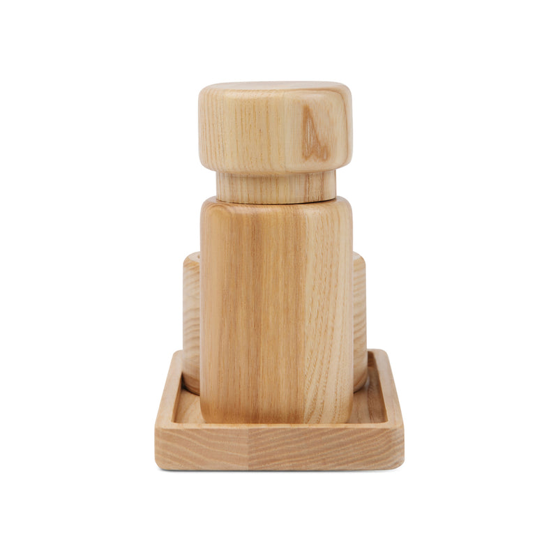Load image into Gallery viewer, VINGA Retro salt &amp; pepper set - Custom Wood Designs
