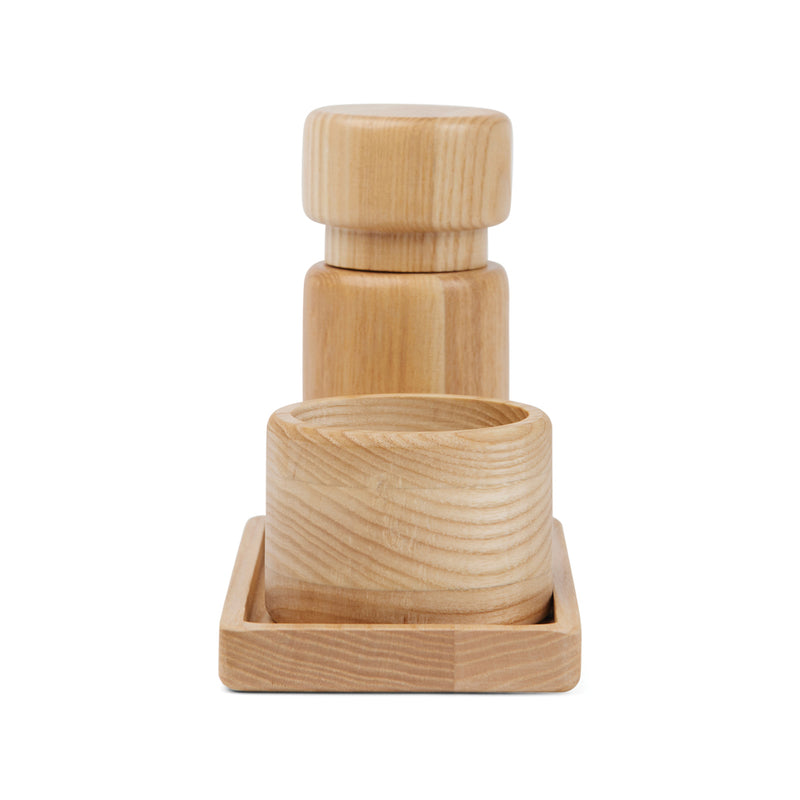 Load image into Gallery viewer, VINGA Retro salt &amp; pepper set - Custom Wood Designs
