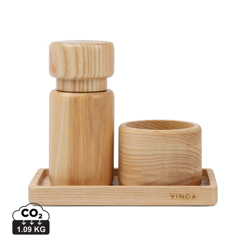 Load image into Gallery viewer, VINGA Retro salt &amp; pepper set - Custom Wood Designs
