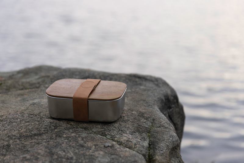 Load image into Gallery viewer, VINGA Ciro RCS recycled steel lunch box - Custom Wood Designs
