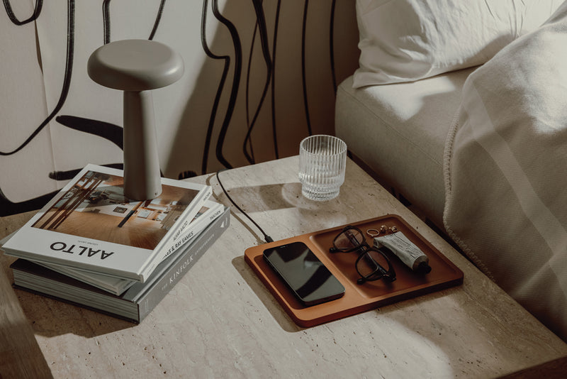 Load image into Gallery viewer, VINGA Timo RCS desk charger and accessory tray - Custom Wood Designs VINGA Timo RCS desk charger and accessory tray made from [material] –  [use_case] | Custom Wood Designs
