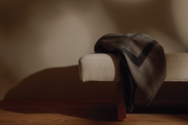 Load image into Gallery viewer, VINGA Monogram GRS blanket - Custom Wood Designs VINGA Monogram GRS blanket made from [material] –  [use_case] | Custom Wood Designs
