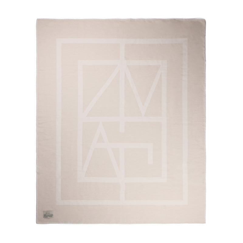 Load image into Gallery viewer, VINGA Monogram GRS blanket - Custom Wood Designs VINGA Monogram GRS blanket made from [material] –  [use_case] | Custom Wood Designs
