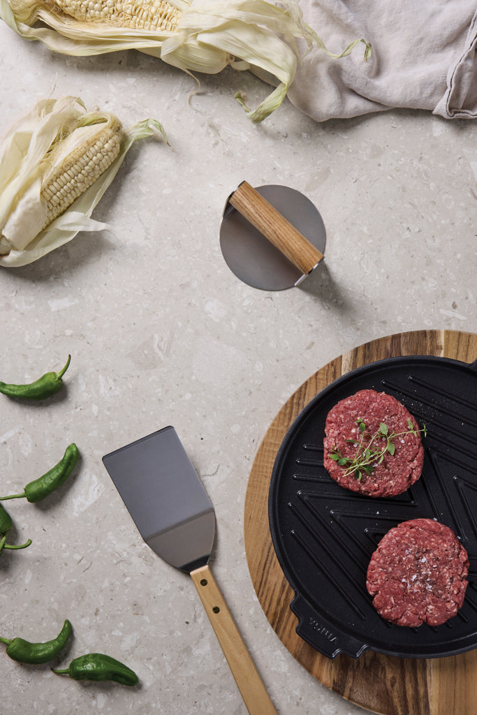 Load image into Gallery viewer, VINGA Paso smash burger press - Custom Wood Designs
