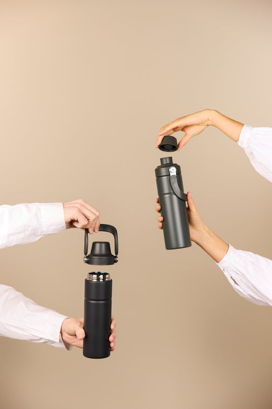 VINGA Baltimore trek RCS recycled SS bottle 600 ML - Custom Wood Designs