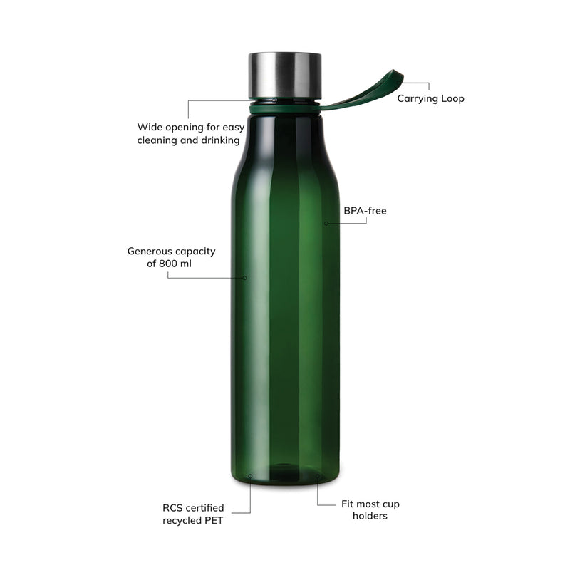 Load image into Gallery viewer, Lean RCS RPET waterbottle 800 ML - Custom Wood Designs
