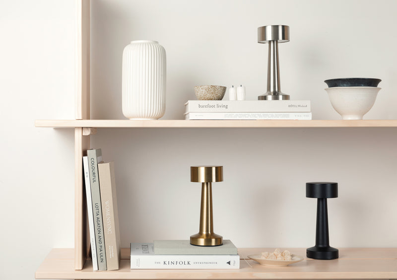 Load image into Gallery viewer, Maris RCS recycled ABS table lamp - Custom Wood Designs
