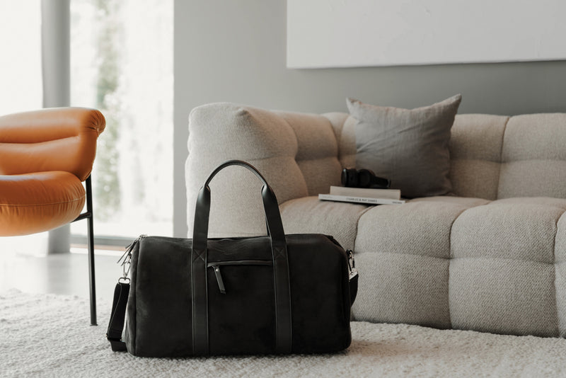 Load image into Gallery viewer, Marlo RCS recycled polyester weekend bag - Custom Wood Designs
