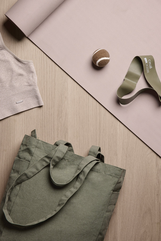 Load image into Gallery viewer, Hil AWARE™ recycled canvas tote bag - Custom Wood Designs
