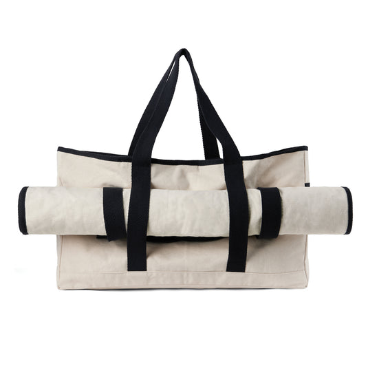Volonn AWARE™ recycled canvas beach bag - Custom Wood Designs