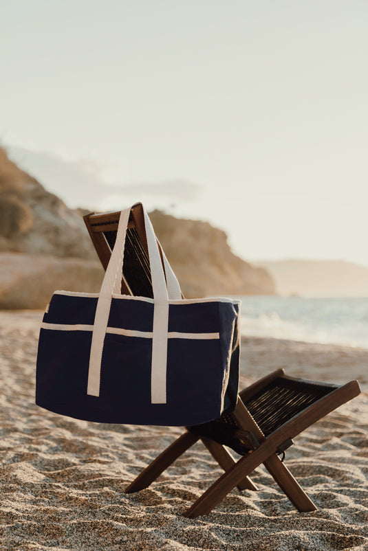 Volonn AWARE™ recycled canvas beach bag - Custom Wood Designs