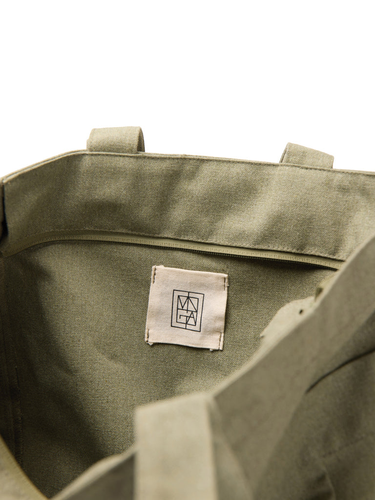 Load image into Gallery viewer, Hil AWARE™ recycled canvas zip tote - Custom Wood Designs
