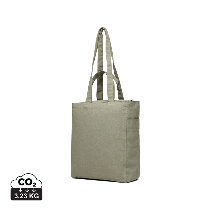 Load image into Gallery viewer, Hil AWARE™ recycled canvas zip tote - Custom Wood Designs
