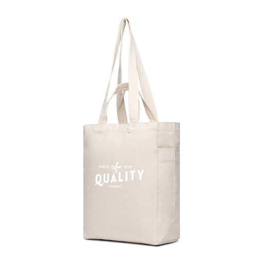 Hil AWARE™ recycled canvas zip tote - Custom Wood Designs