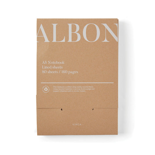 Albon GRS recycled felt notebook - Custom Wood Designs