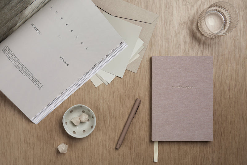 Load image into Gallery viewer, VINGA Thankfulness GRS recycled paper journal - Custom Wood Designs
