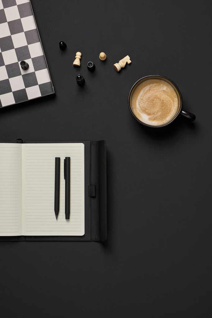 Load image into Gallery viewer, Baltimore GRS certified paper &amp; PU notebook - Custom Wood Designs
